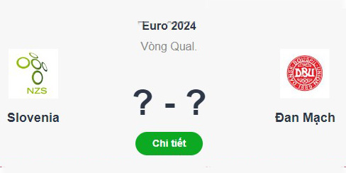 Soi kèo, nhận định Euro 2024 trận Slovenia vs Đan Mạch (Denmark) 01h45 21/06